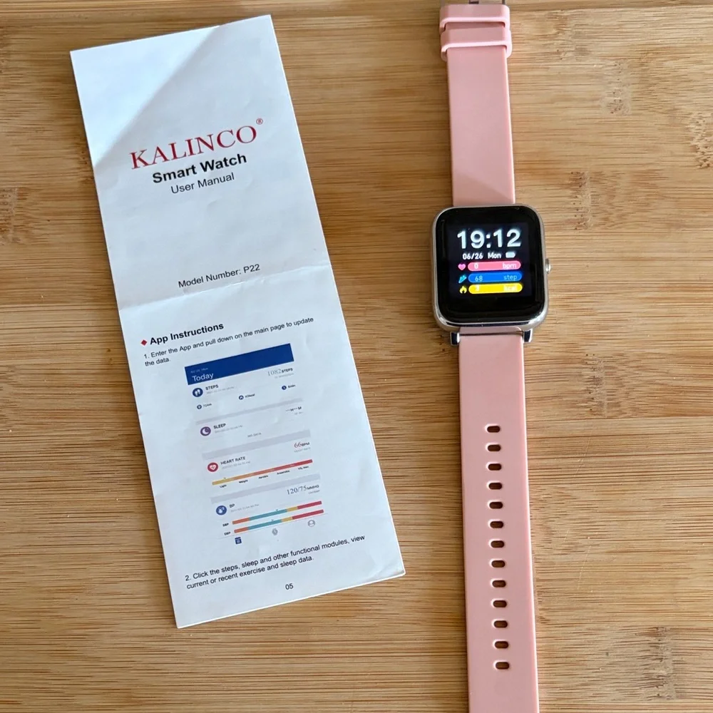Amazon Pink Smartwatch